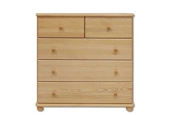 Komoda zásuvková z masívnej borovice 100x47x100cm - Borovica