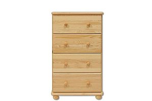 Komoda zásuvková z masívnej borovice 55x47x100cm - Borovica