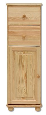 Komoda kombinovaná z masívnej borovice 40x47x122cm - Borovica