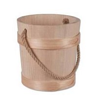 Dřevěné vědro z masivní borovice 25x25x25cm