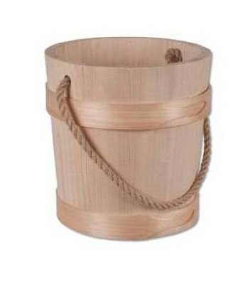 Dřevěné vědro z masivní borovice 25x25x25cm