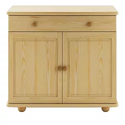 Kuchyňská linka z masivní borovice 92x47x86cm - Šedá