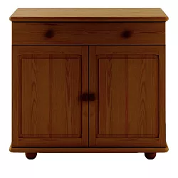 Kuchyňská linka z masivní borovice 92x47x86cm - Šedá