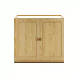 Kuchyňská skříňka z masivní borovice 80x50v80cm - Šedá