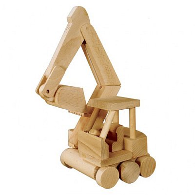 Maketa bagr velký z masivního buku