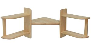 Police 77x77x40cm - Borovice 