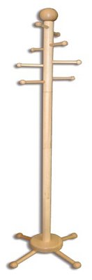 Stojanový věšák vyrobený z masivního buku v.186cm