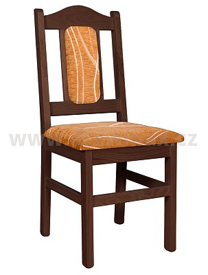 Dřevěná židle KT102 Ořech - 43x45x100cm - Ořech - POSLEDNÍ KUSY