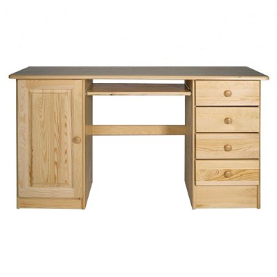 Písací stôl 145x55x75cm - Borovica