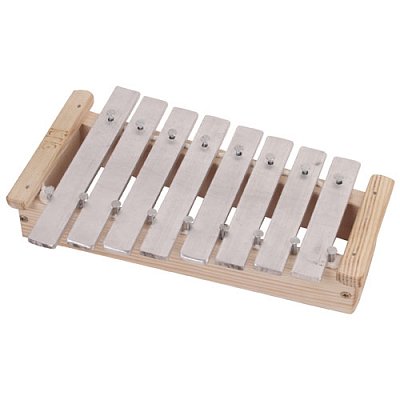 Dřevěný metalofon přírodní (26,5 cm)