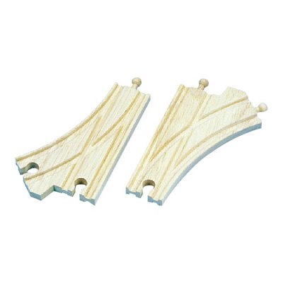 Dřevěná výhybka (2 ks)