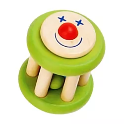 Dřevěné chrastítko zelené