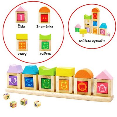 Dřevěná skládačka 