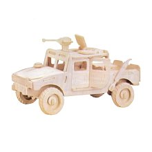 Dřevěné 3D puzzle - Hummer