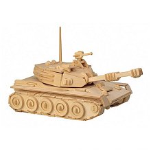 Dřevěné 3D puzzle - Tank