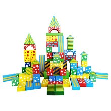 Dřevěná stavebnice A se vzory