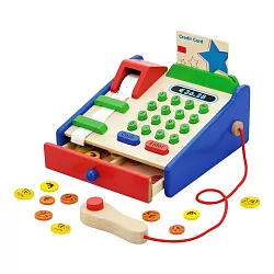 Dřevěná pokladna do obchodu