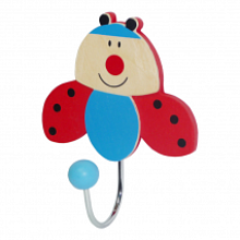 Dřevěný dětský věšák - Beruška