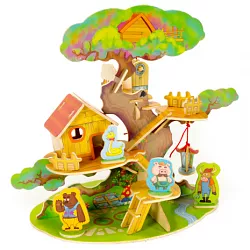 Dřevěné 3D puzzle - Strom života 