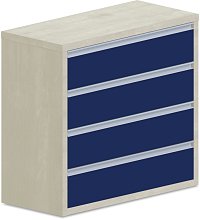 Komoda 100x45x90cm - Brilliant white