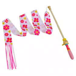 Detská gymnastická stuha- Kytičky
