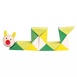 Drevený skladací had - Slimák