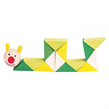 Drevený skladací had - Slimák