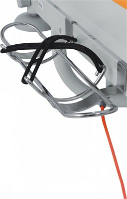 Horizontálny držiak na kyslíkovú fľašu, nerezový