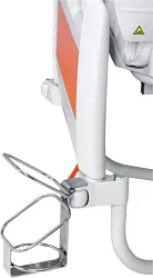 Držiak na kyslíkovú fľašu na upevnenie do puzdra na čele postele