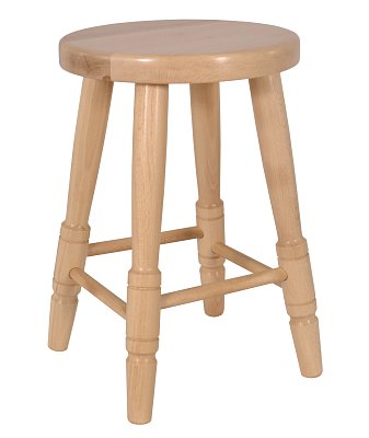 Dřevěný taburet v.45cm - Buk