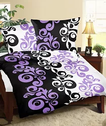 Obliečky krep - 140/200 + 70/90 - 325 Fialový - POSLEDNÝ KUS