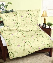 Obliečky krep - 140/200 + 70/90 - 121 Ecru. - POSLEDNÝ KUS