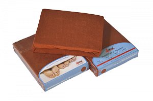 Prestieradlo jersey - 09 škoricová - 180x200 - POSLEDNÝ KUS