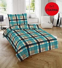 Bavlnené obliečky 140x200 + 70x90 - Albert - 1+1 ZADARMO