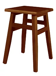 Dřevěný taburet v.45cm - Olše