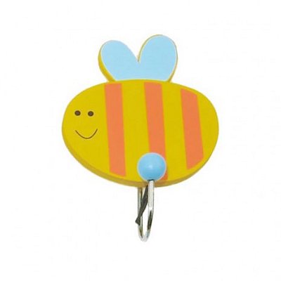 Dřevěný dětský věšák - Včelka