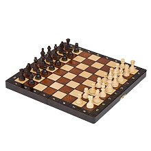 Šach drevený z bukového dreva 28x28cm