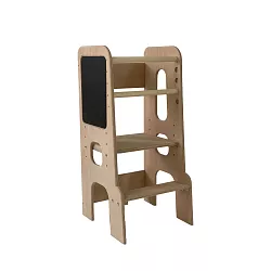 Učící věž s kreslící tabulkou 40x41x85cm - Buk 