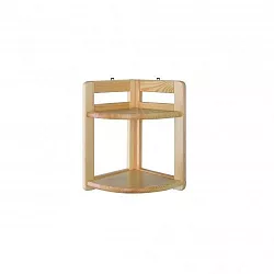 Závesný regál 30x30x43cm - Sivá