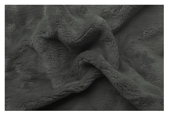 Prostěradlo mikroflanel 180x200cm - Tmavě šedá