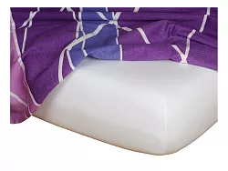 Prestieradlo jersey 90x200cm - Biela