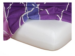 Prestieradlo jersey 180x200cm - Biela