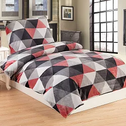 Mikroflanelové obliečky 140x200cm + 70x90cm - Trion pink