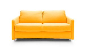  Ema pohovka dvoumístná 161x98x88 - Žlutá