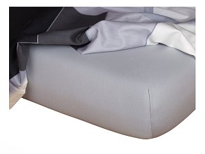 Prestieradlo jersey 180x200cm - Šedá