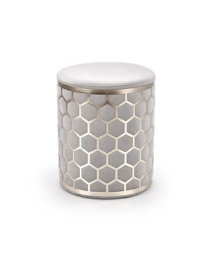 Taburet 36x44cm - Šedá