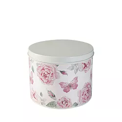 Šperkovnice s růžemi 15x14cm - Bílá