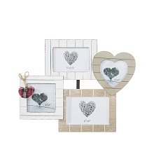 Dekoračný fotorámik 37x31cm - Biela