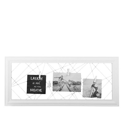 Dekorační obraz na fotografie 60x26cm - Bílá