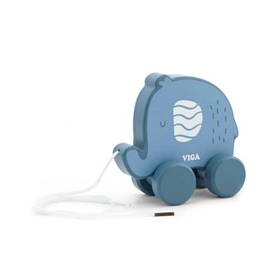 Drevená ťahacia hračka - Slon